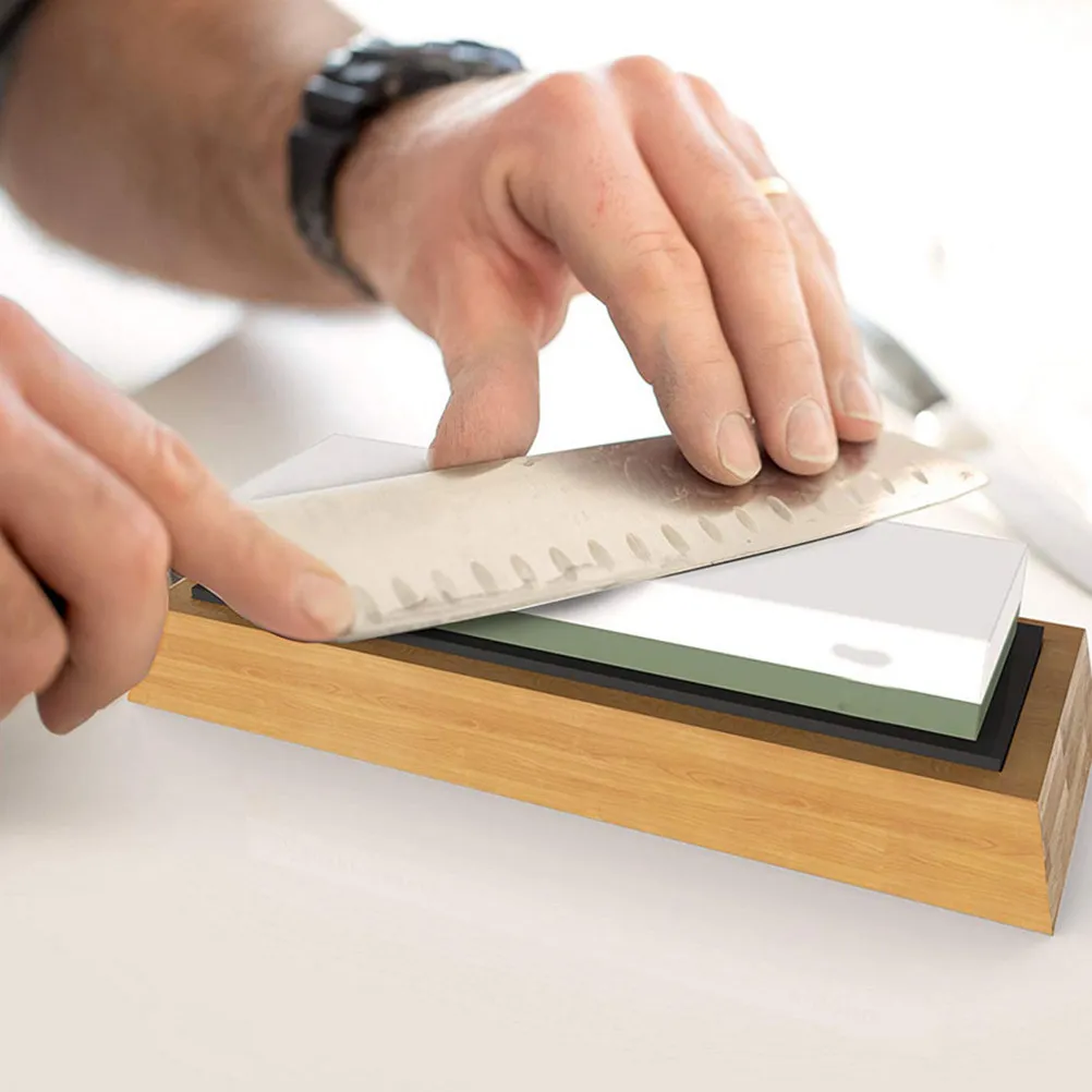 2Sets Bamboo Whetstone Base Sharpening Stone Holder Non Slip Stable Home Sharpener Rack Kitchen Grindstone Stand
2Sets Bamboo Whetstone Base Sharpening Stone Holder Non Slip Stable Home Sharpener Rack Kitchen Grindstone Stand