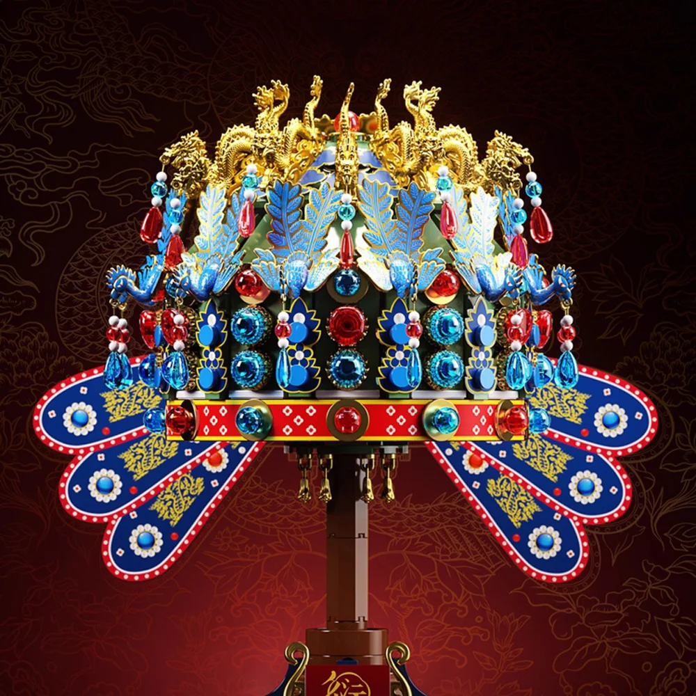 Idea Ancient China Ming Dynasty Queen Kowloon Nine Phoenix Crown Building Block Model Sets Brick Toys Collection For Gift
Idea Ancient China Ming Dynasty Queen Kowloon Nine Phoenix Crown Building Block Model Sets Brick Toys Collection For Gift