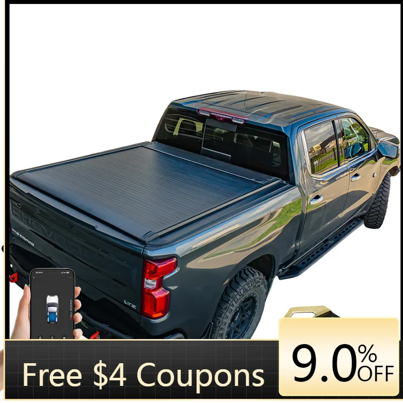Deren High QualityLow Profile Electric Bed Cover with Remote Control for Chevy Silverado1500Model Ranger FeaturesLockingFunction
Deren High QualityLow Profile Electric Bed Cover with Remote Control for Chevy Silverado1500Model Ranger FeaturesLockingFunction