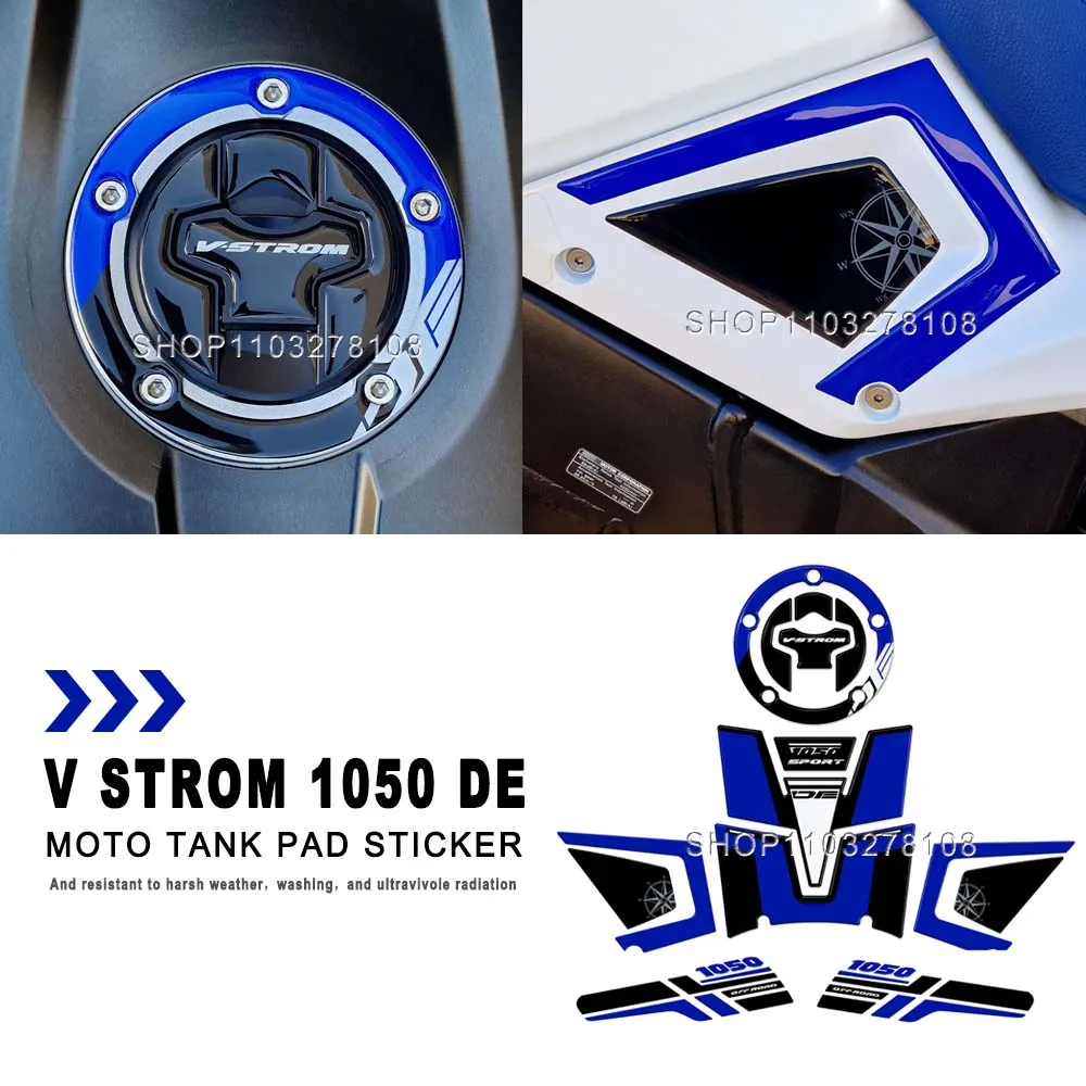 For Suzuki V-Strom 1050 DE Blu Limited Edition 3D Epoxy Resin Motorcycle Tank Pad Protection Sticker New Decorative Decal
For Suzuki V-Strom 1050 DE Blu Limited Edition 3D Epoxy Resin Motorcycle Tank Pad Protection Sticker New Decorative Decal