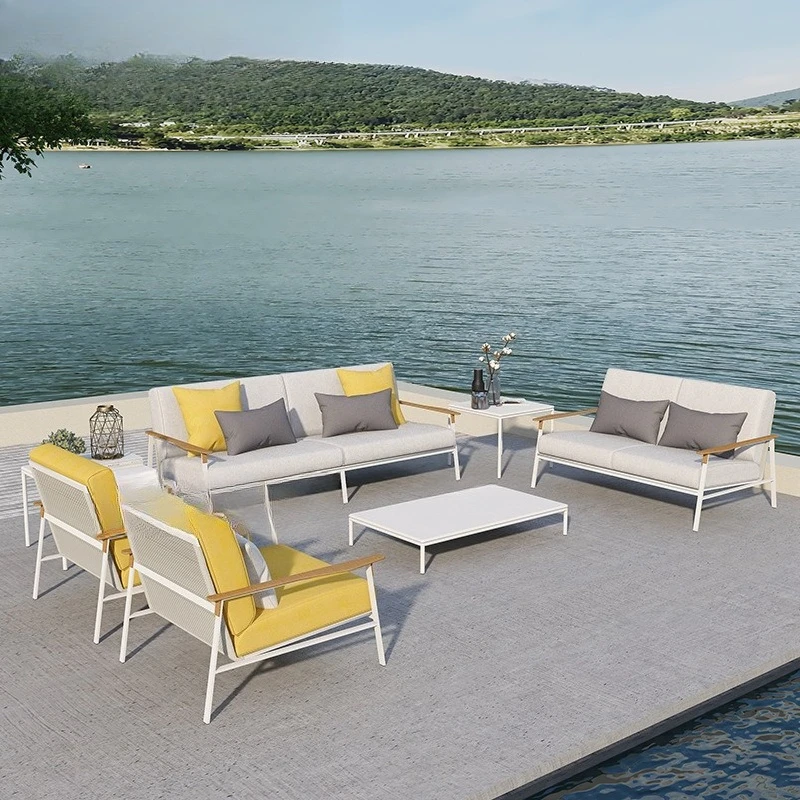 Outdoor sofa wrought iron coffee table combination leisure courtyard terrace villa scenic spot public place meeting guests
Outdoor sofa wrought iron coffee table combination leisure courtyard terrace villa scenic spot public place meeting guests