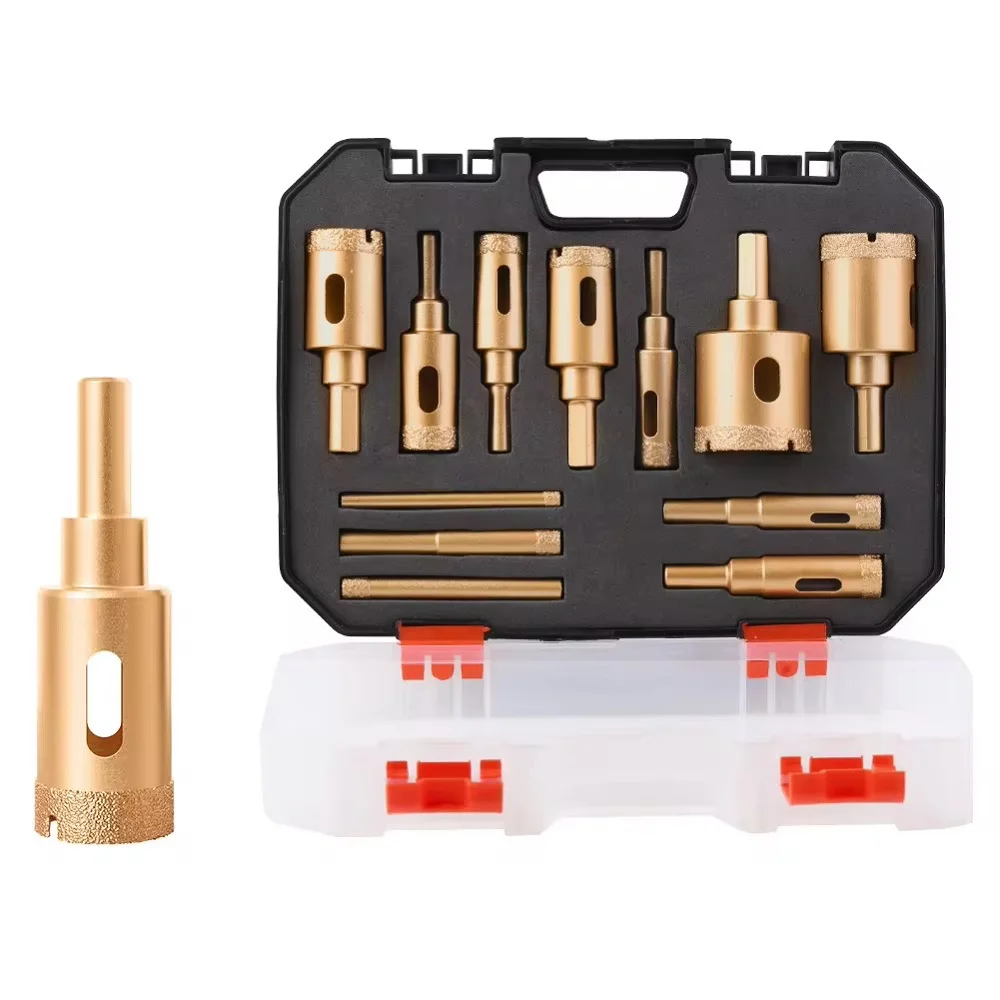 12 шт. 6-35 мм полые сверла с алмазным покрытием, комплект кольцевых пил, подходит для стекла, мрамора, гранита, керамической плитки
12 шт. 6-35 мм полые сверла с алмазным покрытием, комплект кольцевых пил, подходит для стекла, мрамора, гранита, керамической плитки