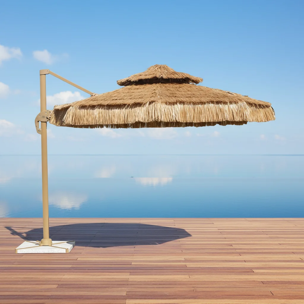 Popular Foldable Waterproof Aluminum Frame Parasol Roman Beach Style Furry Garden Umbrella for Outdoor Casual Use for Hotels
Popular Foldable Waterproof Aluminum Frame Parasol Roman Beach Style Furry Garden Umbrella for Outdoor Casual Use for Hotels