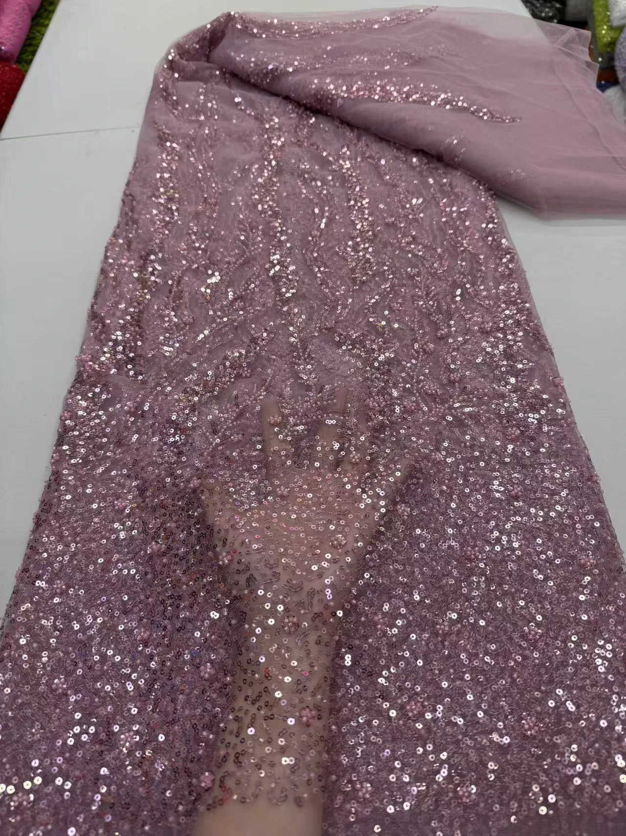 African Nigerian Sequins Sewing Net Cloth,Tulle Lace Fabric, Prom Dresses Beads,Embroidery, High Quality, 5Yad , JY417, 2025
African Nigerian Sequins Sewing Net Cloth,Tulle Lace Fabric, Prom Dresses Beads,Embroidery, High Quality, 5Yad , JY417, 2025