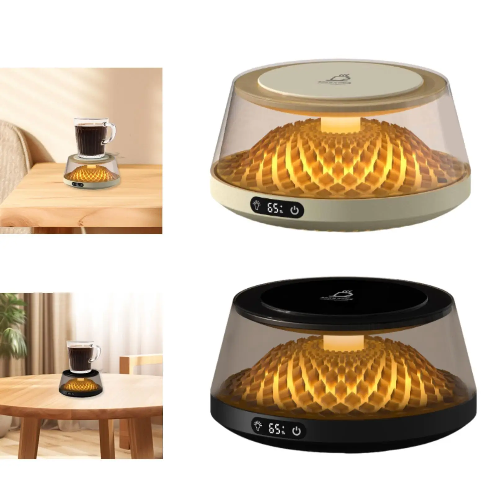 Coffee Mug Warmer Digital Display Rapid Heating with 7 Color Lights Touch Tech Non Slip Mat Beverage Cup Warmer for Travel Desk
Coffee Mug Warmer Digital Display Rapid Heating with 7 Color Lights Touch Tech Non Slip Mat Beverage Cup Warmer for Travel Desk