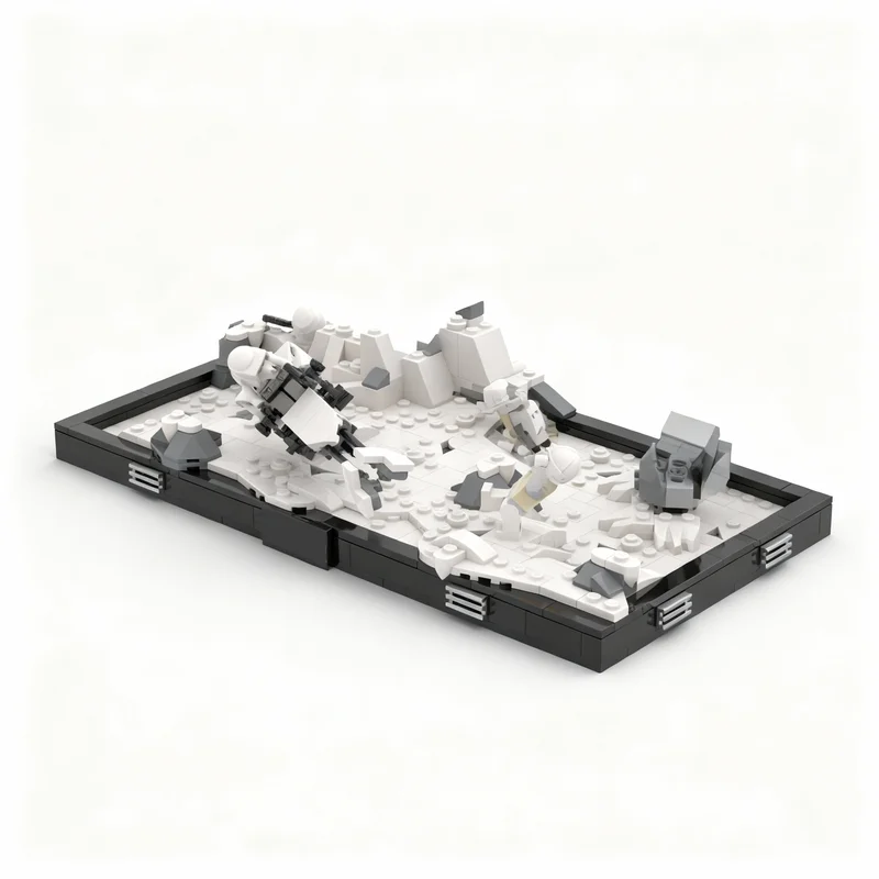 425PCS MOC Space Battle Ice Planet Pack Diorama Model Custom Building Blocks Architecture DIY Assembly Display Gift Building Set
425PCS MOC Space Battle Ice Planet Pack Diorama Model Custom Building Blocks Architecture DIY Assembly Display Gift Building Set