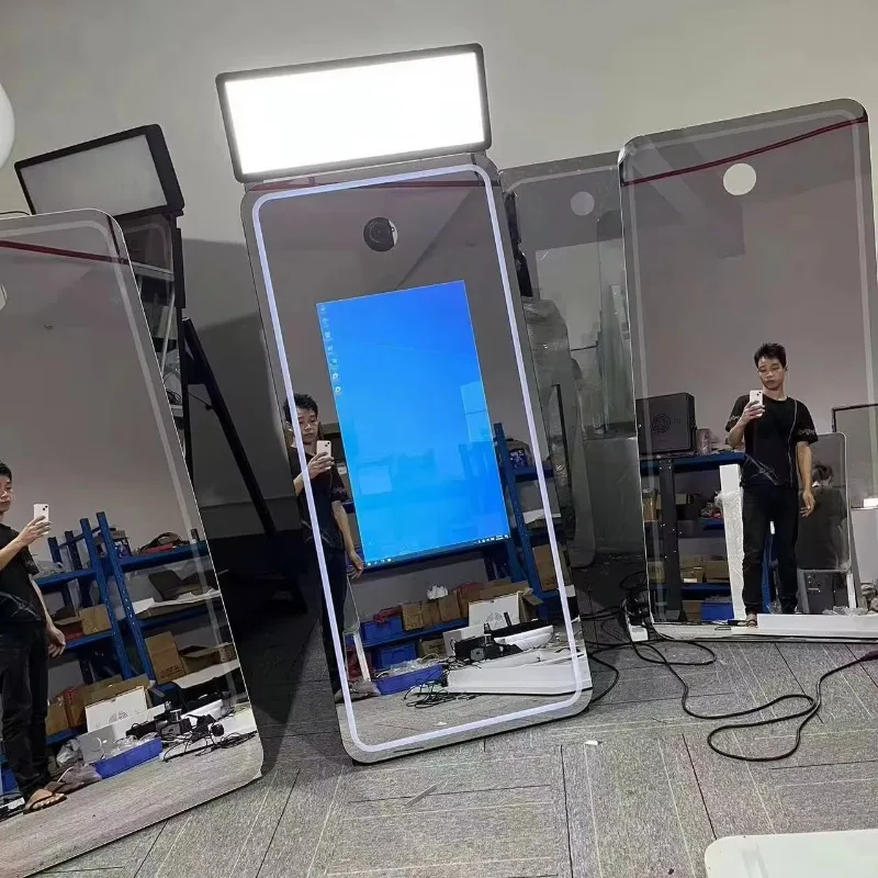Фотобудка с зеркалом для DSLR-камер, 70-дюймовый сенсорный ЖК-экран, для вечеринок, селфи, цифровое волшебное зеркало, питание от сети, модель LAS
Фотобудка с зеркалом для DSLR-камер, 70-дюймовый сенсорный ЖК-экран, для вечеринок, селфи, цифровое волшебное зеркало, питание от сети, модель LAS
