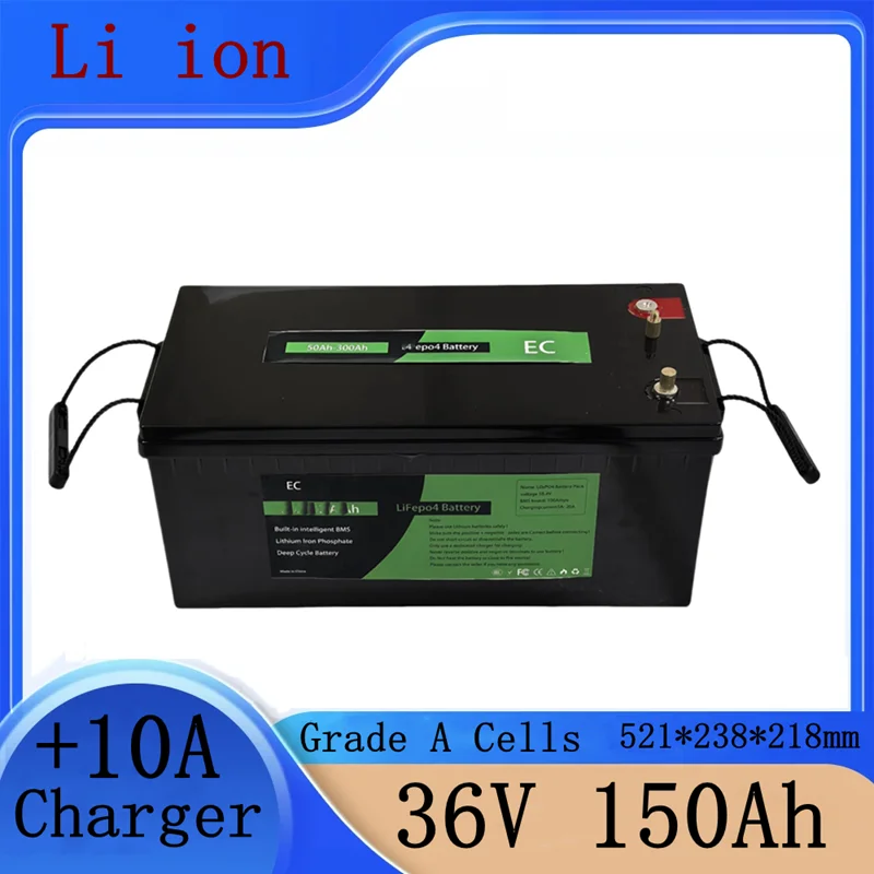 waterproof 36v 150ah lithium ion batteria 100A BMS li ion for 3000W 2500w inverter scooter golf cart bike solar +10A charger
waterproof 36v 150ah lithium ion batteria 100A BMS li ion for 3000W 2500w inverter scooter golf cart bike solar +10A charger