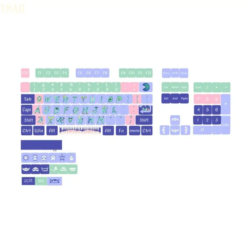Y8AD клавиш 126 клавиш/установка xda Cartoon Stayupmonster English Keycap для 61/87/104/108 МЕХАНИЧЕСКА
Y8AD клавиш 126 клавиш/установка xda Cartoon Stayupmonster English Keycap для 61/87/104/108 МЕХАНИЧЕСКА