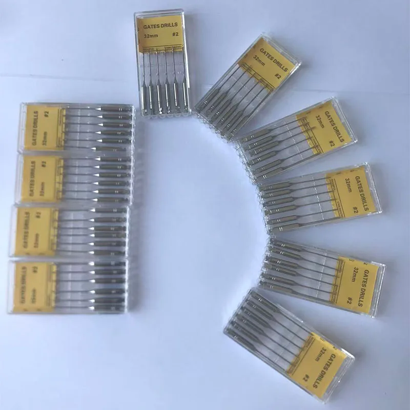 Dental Root Canal Gates Drills #2 Stainless Steel Engine-Driven Machinery Root Canal Gates Drills
Dental Root Canal Gates Drills #2 Stainless Steel Engine-Driven Machinery Root Canal Gates Drills