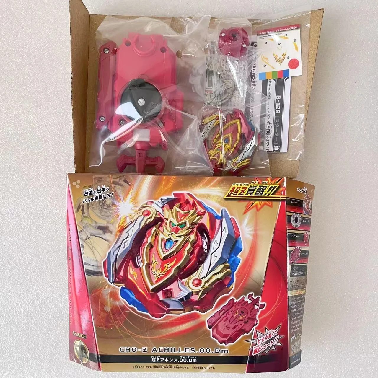 ПОДЛИННАЯ волчка TAKARA TOMY B-129 Cho-Z Achilles.00.DM b129 Стартер с пусковой установкой
ПОДЛИННАЯ волчка TAKARA TOMY B-129 Cho-Z Achilles.00.DM b129 Стартер с пусковой установкой