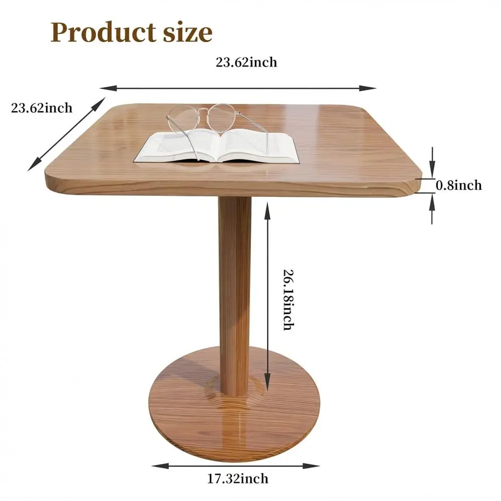 MidCentury Modern Square Dining Table for 2 People, Sturdy Small Bristro Table with Sturdy Metal Pedestal, Square Kitchen Table
MidCentury Modern Square Dining Table for 2 People, Sturdy Small Bristro Table with Sturdy Metal Pedestal, Square Kitchen Table