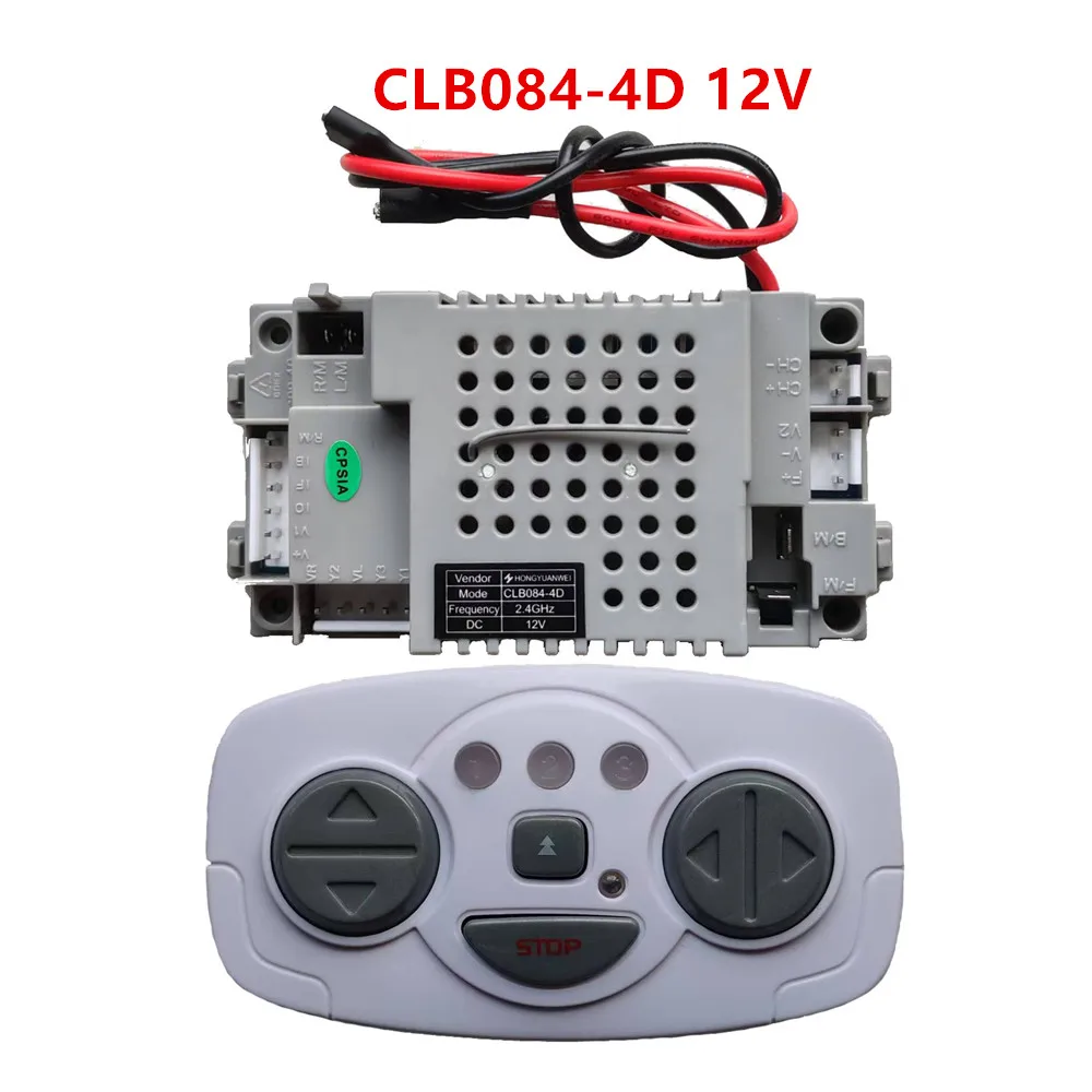 CLB084-4D children's electric car 2.4G remote control receiver transmitter,12V controller for baby car
CLB084-4D children's electric car 2.4G remote control receiver transmitter,12V controller for baby car