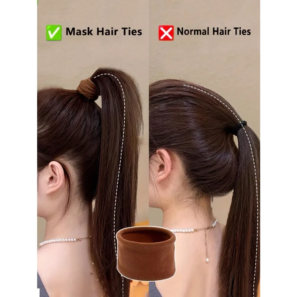 20pcs Elegant Black Hair Ties For Women, Thick Seamless Elastic Ponytail Holders, Non-Slip Soft Hair Bands For All Hair Types
20pcs Elegant Black Hair Ties For Women, Thick Seamless Elastic Ponytail Holders, Non-Slip Soft Hair Bands For All Hair Types