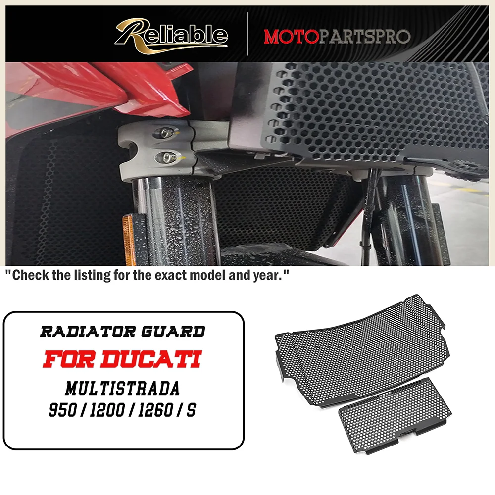 For DUCATI Multistrada 950 1200 1260 / S Motorcycle Radiator Grille Guard Cover Radiator Protector Fit on Multistrada 1260 950
For DUCATI Multistrada 950 1200 1260 / S Motorcycle Radiator Grille Guard Cover Radiator Protector Fit on Multistrada 1260 950