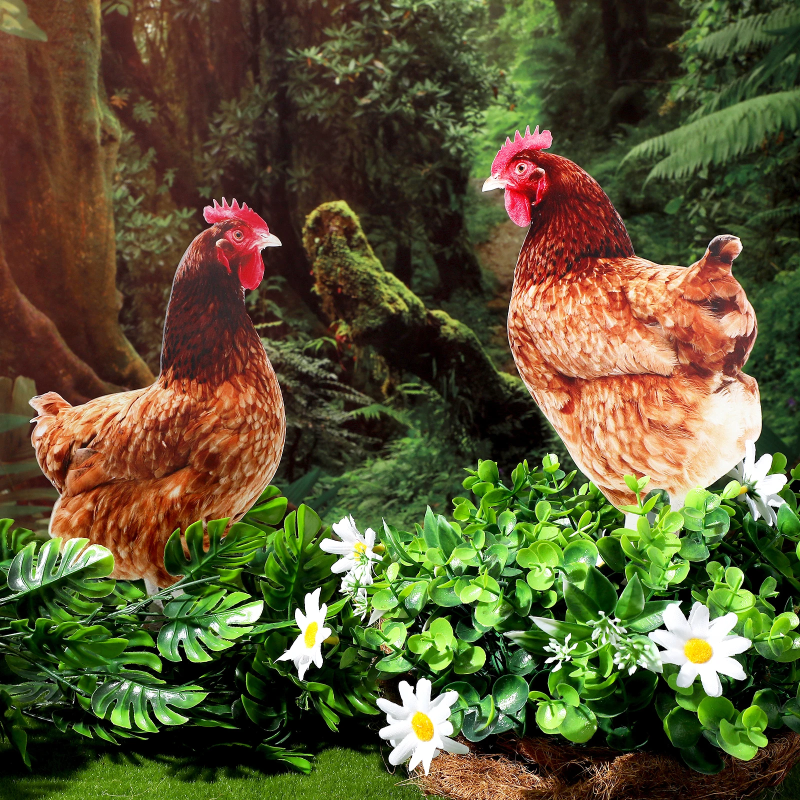 3 Pcs Chicken Stake Garden Decoration Acrylic Material Lawn Ornament Yard Art Farmhouse Decor Courtyard Insert
3 Pcs Chicken Stake Garden Decoration Acrylic Material Lawn Ornament Yard Art Farmhouse Decor Courtyard Insert