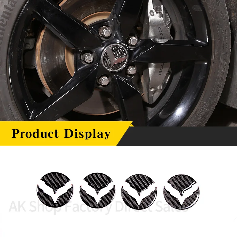 Car Exterior Accessories Wheel Logo Decorative Cover Sticker Real Carbon Fiber Trim for Chevrolet Corvette C7 2014-2019
Car Exterior Accessories Wheel Logo Decorative Cover Sticker Real Carbon Fiber Trim for Chevrolet Corvette C7 2014-2019