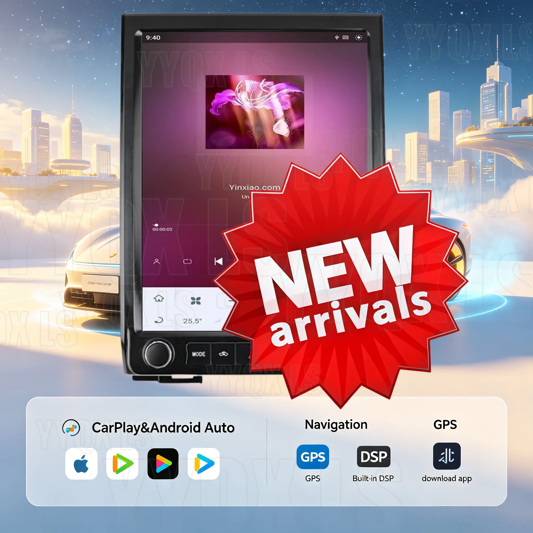 Qualcomm 8 core For Ford Expedition 2015-2017 Car Radio Multimedia Player Android Auto GPS Navigation Wireless Carplay Head
Qualcomm 8 core For Ford Expedition 2015-2017 Car Radio Multimedia Player Android Auto GPS Navigation Wireless Carplay Head