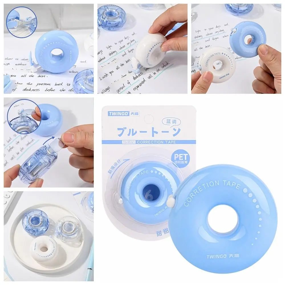 Doughnut Shape Correction Tape Creative Japanese Korean Spot Covering Tape INS White Out Corrector Office Accessorie
Doughnut Shape Correction Tape Creative Japanese Korean Spot Covering Tape INS White Out Corrector Office Accessorie