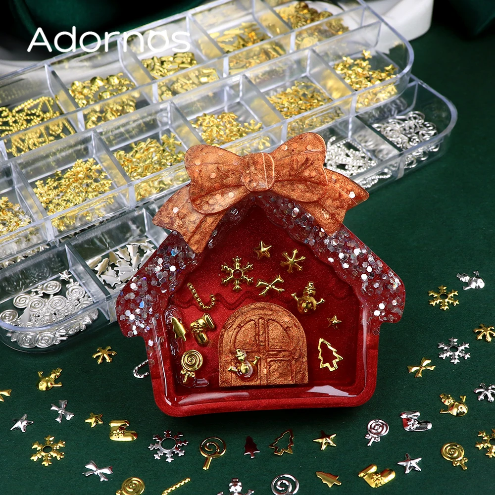 Christmas Metal Rivets For Epoxy Resin Mold Filling Snowflake Lollipop Stars Xmas Tree Resin DIY Accessories Christmas Handmade
Christmas Metal Rivets For Epoxy Resin Mold Filling Snowflake Lollipop Stars Xmas Tree Resin DIY Accessories Christmas Handmade