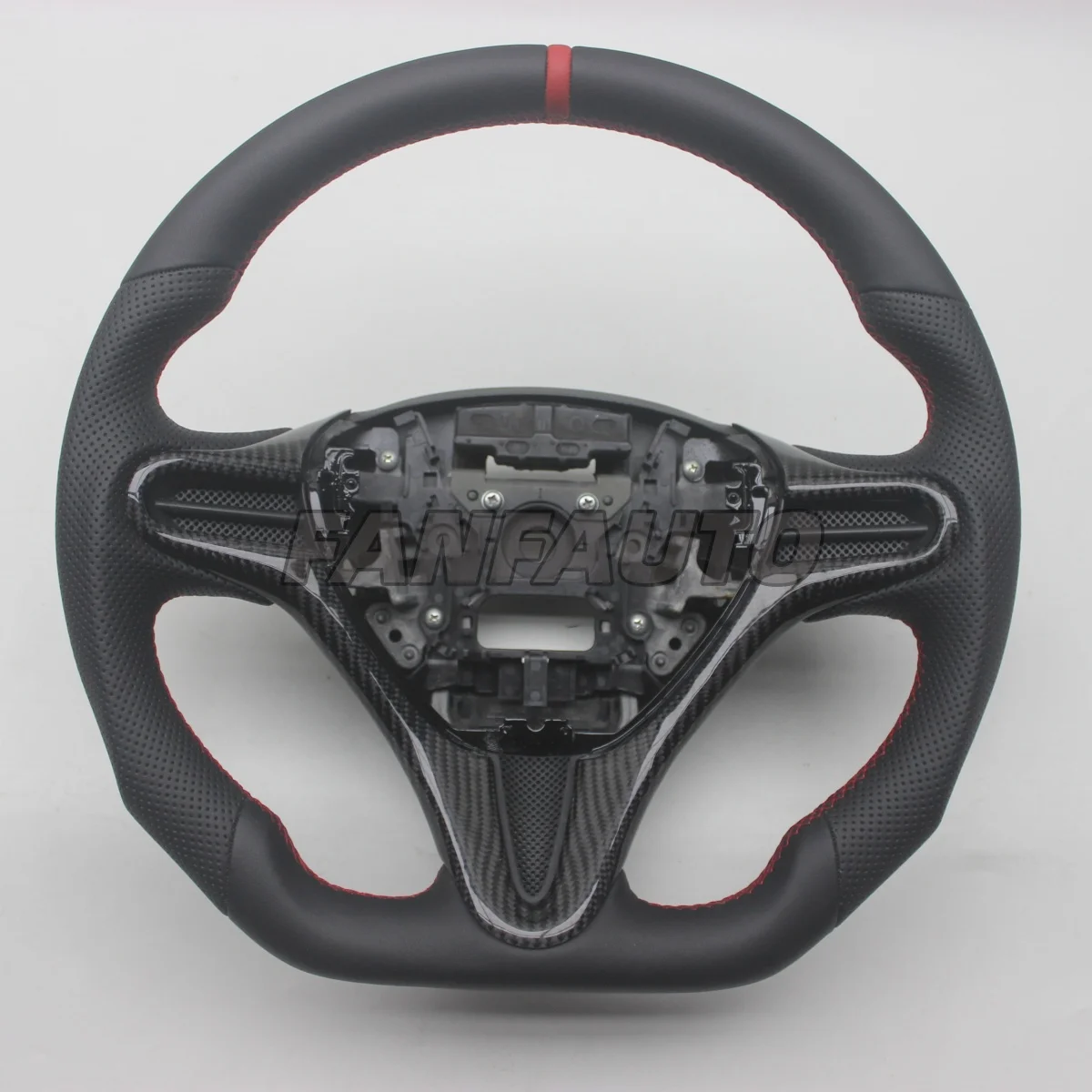 Custom Replacement D Shape for Honda City Fit Jazz 2009-2014 Real Carbon Fiber Steering Wheel with Leather
Custom Replacement D Shape for Honda City Fit Jazz 2009-2014 Real Carbon Fiber Steering Wheel with Leather