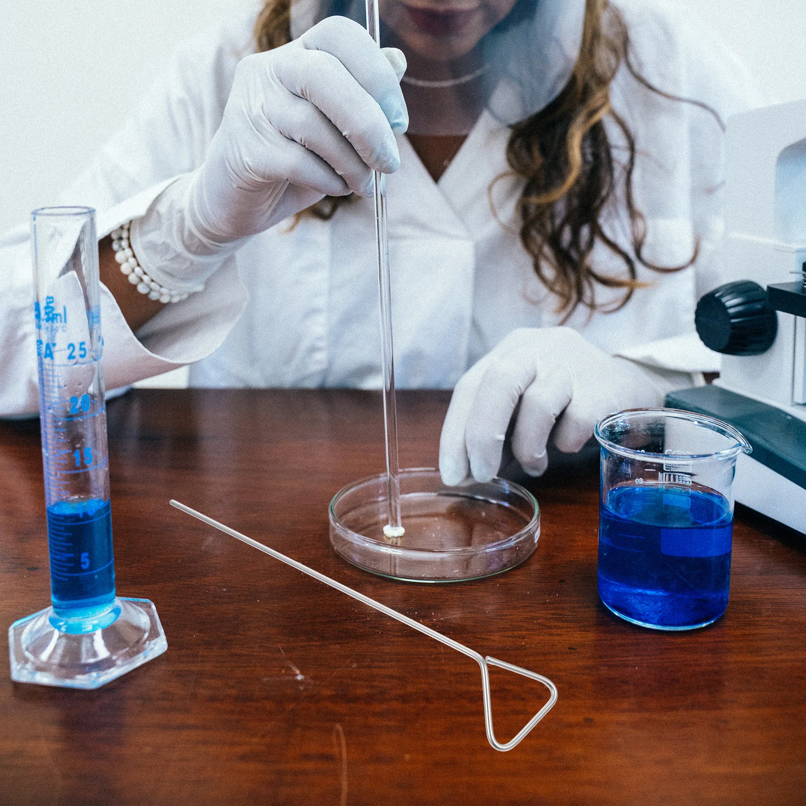 4Pcs Cell Spreaders Stainless Steel Triangle Cell Spreading Bars Rust Resistant Laboratory Experiment Teaching Supplies
4Pcs Cell Spreaders Stainless Steel Triangle Cell Spreading Bars Rust Resistant Laboratory Experiment Teaching Supplies