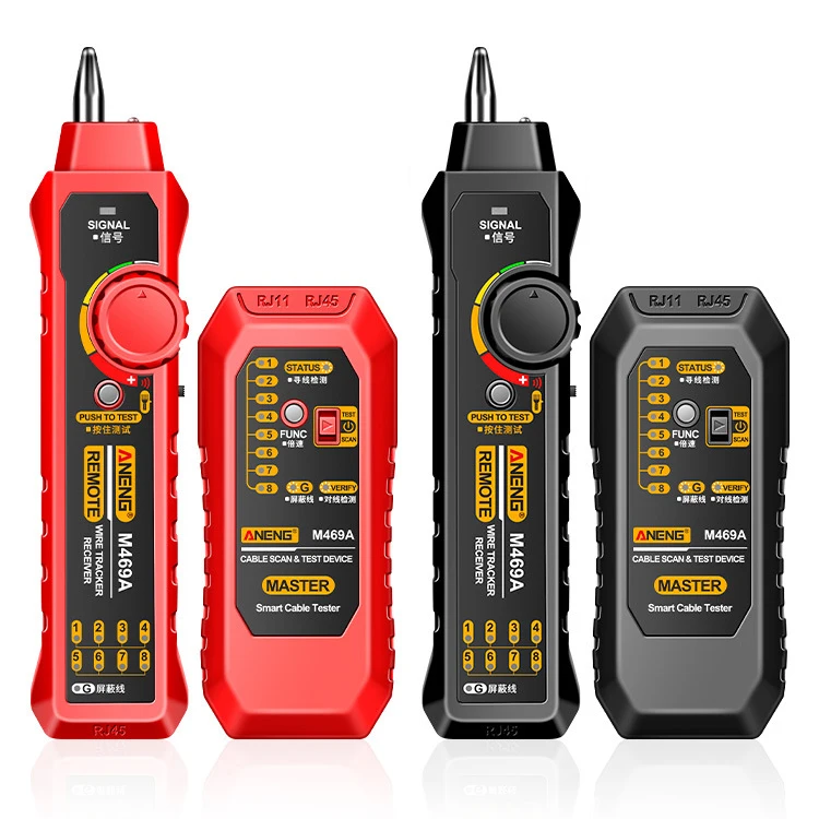 O50 M469A Smart Network Cable Tester RJ45 RJ11 LAN Cable Tester Finder Wire Tracker Receiver Networking Tool Network Repair
O50 M469A Smart Network Cable Tester RJ45 RJ11 LAN Cable Tester Finder Wire Tracker Receiver Networking Tool Network Repair