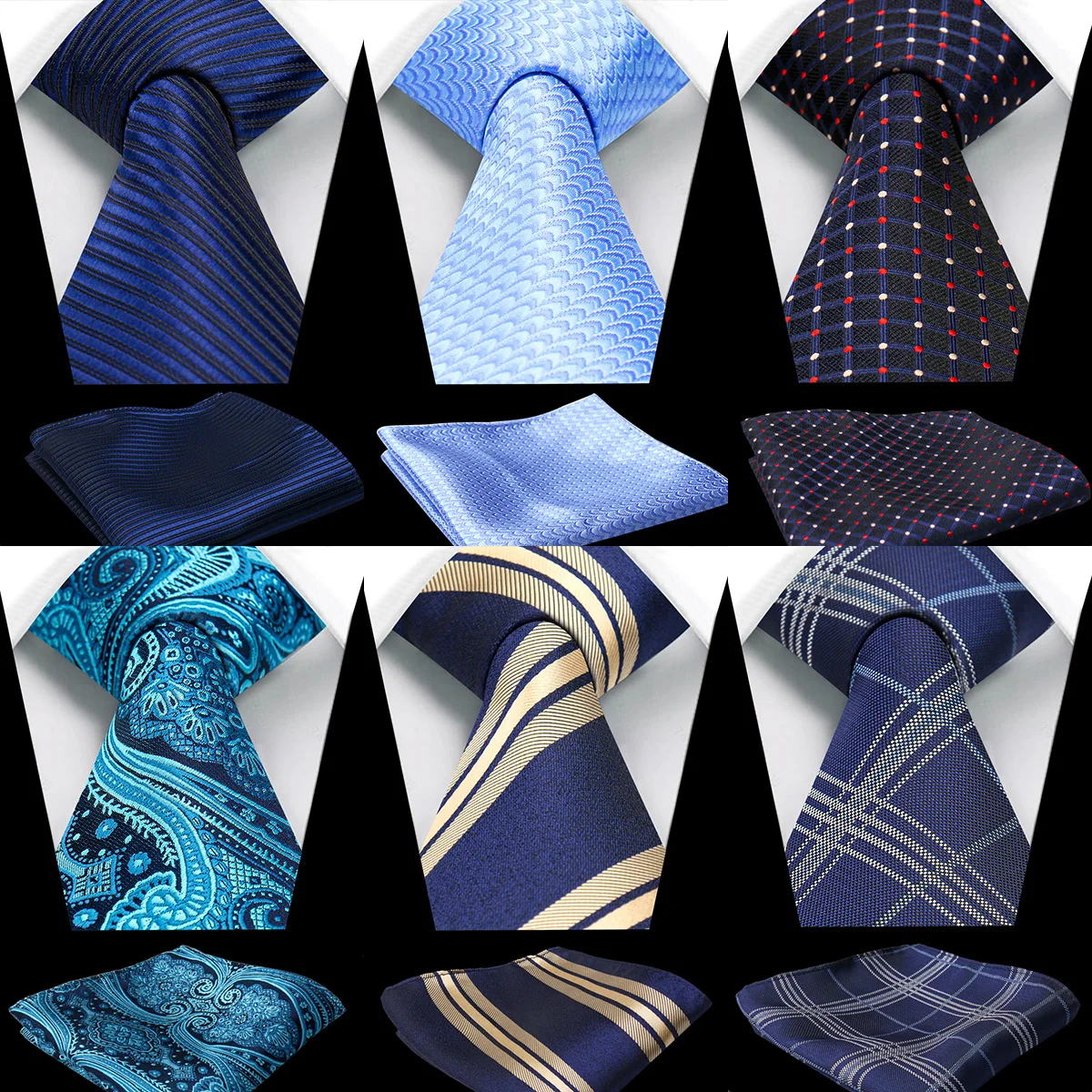 58 Styles Men Tie Sets Brand New Luxury Classic Stripe with Pocket Square Paisley Floral Polka Dot Patterns Wedding Business
58 Styles Men Tie Sets Brand New Luxury Classic Stripe with Pocket Square Paisley Floral Polka Dot Patterns Wedding Business