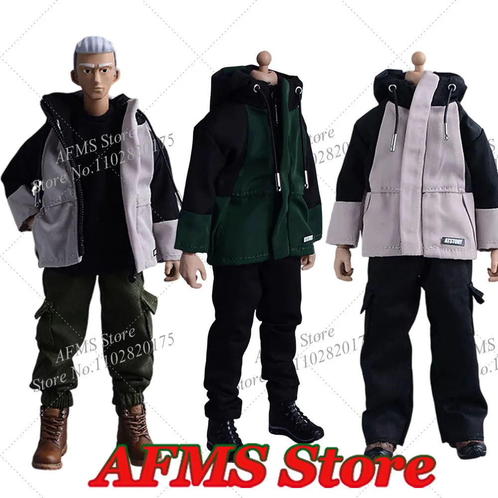 1/12 Men Soldier Patchwork Colorblock Jacket Outdoor Hiking Climbing Camping Hooded Zip Coat Fit 6Inch Action Figure Dolls Toys
1/12 Men Soldier Patchwork Colorblock Jacket Outdoor Hiking Climbing Camping Hooded Zip Coat Fit 6Inch Action Figure Dolls Toys