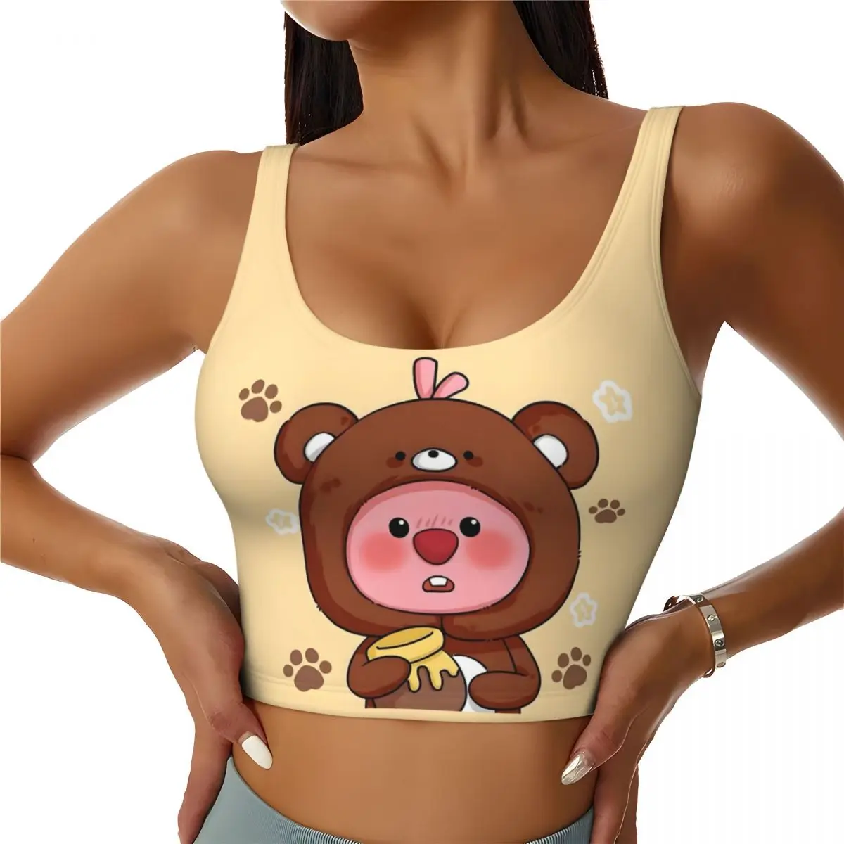 Custom Zanmang Loopy Cartoon Workout Crop Tank Tops for Women Running Sports Bras
Custom Zanmang Loopy Cartoon Workout Crop Tank Tops for Women Running Sports Bras