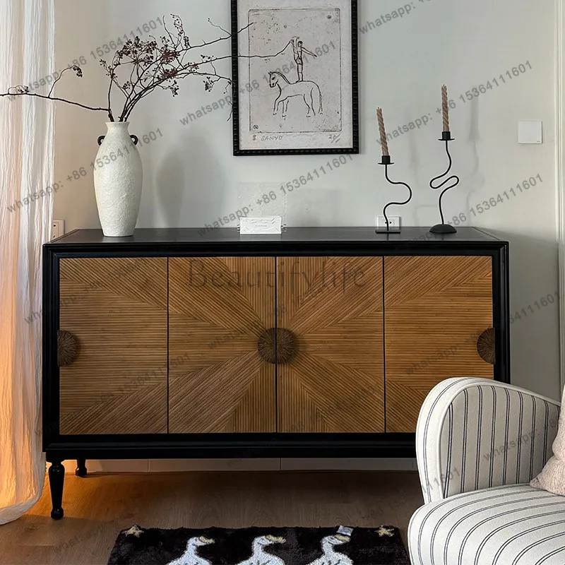 Retro style solid wood living room storage cabinet, antique style wall cabinet can be customized
Retro style solid wood living room storage cabinet, antique style wall cabinet can be customized