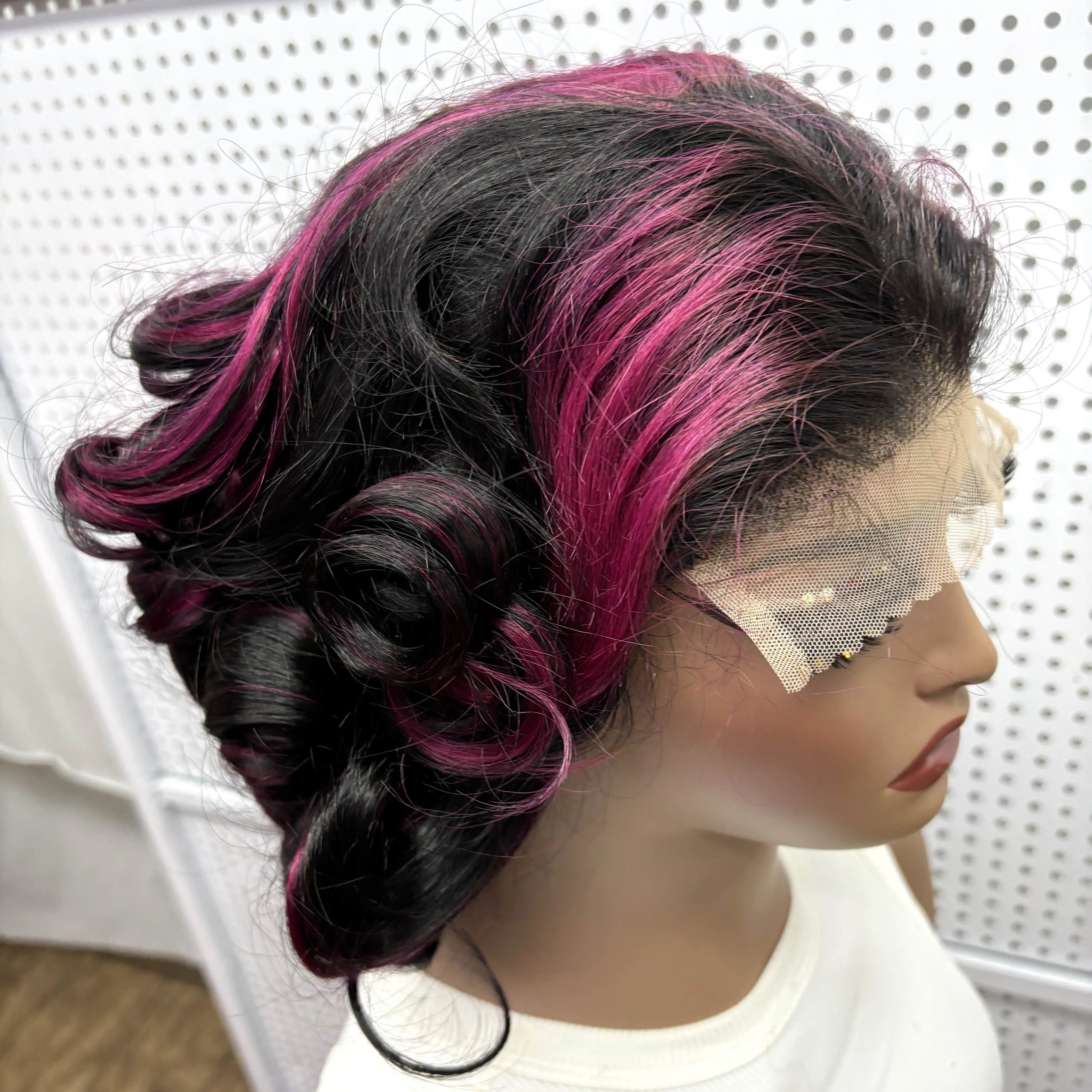 5x5 Lace Closure Short Colored Loose Wave Human Hair Wigs Double Drawn Burmese Loose Fumi Remy Hair Wig for Black Wom
5x5 Lace Closure Short Colored Loose Wave Human Hair Wigs Double Drawn Burmese Loose Fumi Remy Hair Wig for Black Wom