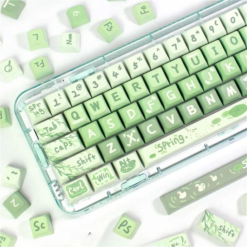 Колпачок Matcha молочно-зеленого цвета, 133 клавиши, набор XDA PBT DYE-Sub для механической клавиатуры 60/64/65/68/87/98/104, пользовательские колпачки для клавиш
Колпачок Matcha молочно-зеленого цвета, 133 клавиши, набор XDA PBT DYE-Sub для механической клавиатуры 60/64/65/68/87/98/104, пользовательские колпачки для клавиш