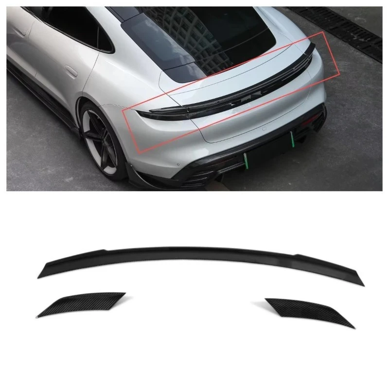High-quality automotive dry carbon wings forPorsche Taycan carbon fiber spoilers
High-quality automotive dry carbon wings forPorsche Taycan carbon fiber spoilers