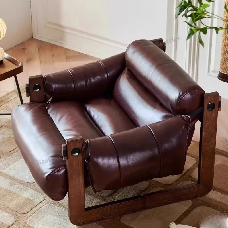Nordic single sofa chair antique solid wood retro designer home leisure sleeper Jersey chair
Nordic single sofa chair antique solid wood retro designer home leisure sleeper Jersey chair