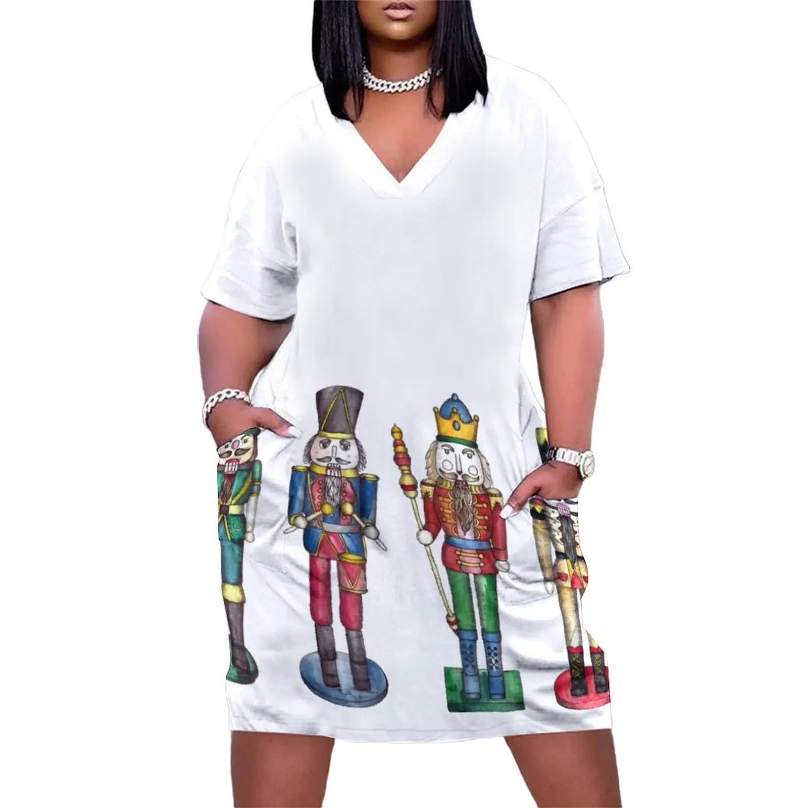 The Nutcracker Suite Loose Pocket Dress women's evening dress 2025 beach outfits for women Evening gown
The Nutcracker Suite Loose Pocket Dress women's evening dress 2025 beach outfits for women Evening gown