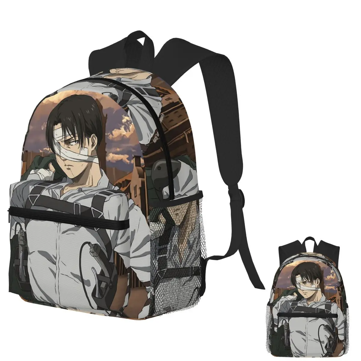 Аниме Атака Титанов Леви Акерман Студенческий рюкзак Школьная сумка Пеший туризм Путешествия Рюкзак для мужчин Женщины Книжная сумка Сумки на плечо
Аниме Атака Титанов Леви Акерман Студенческий рюкзак Школьная сумка Пеший туризм Путешествия Рюкзак для мужчин Женщины Книжная сумка Сумки на плечо