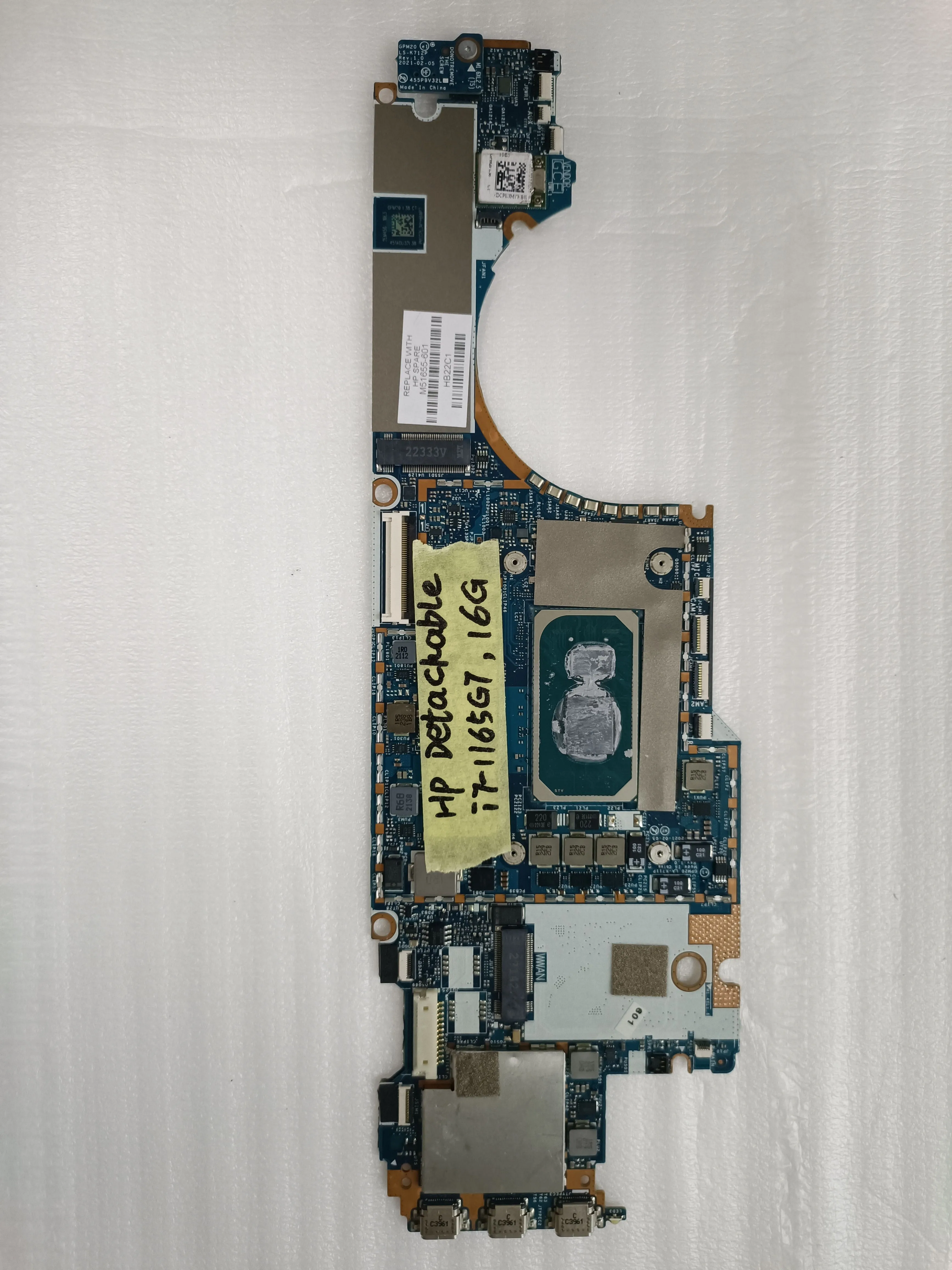 M51655-001 M51655-501 M51655-601 M53510-601 для HP EIite X2 G8 с процессором SRK02 I7-1165G7 LA-K711P, материнская плата для ноутбука, 100% тестирование
M51655-001 M51655-501 M51655-601 M53510-601 для HP EIite X2 G8 с процессором SRK02 I7-1165G7 LA-K711P, материнская плата для ноутбука, 100% тестирование