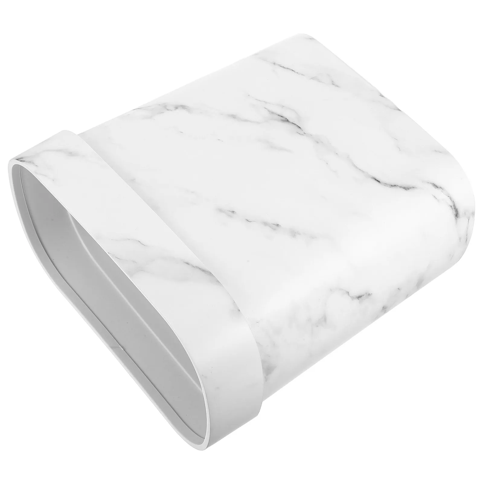 Marble Pattern Trash Can Oval Shaped Plastic Wastebasket Narrow Open Top Rubbish Container for Bathroom Kitchen Bedroom
Marble Pattern Trash Can Oval Shaped Plastic Wastebasket Narrow Open Top Rubbish Container for Bathroom Kitchen Bedroom