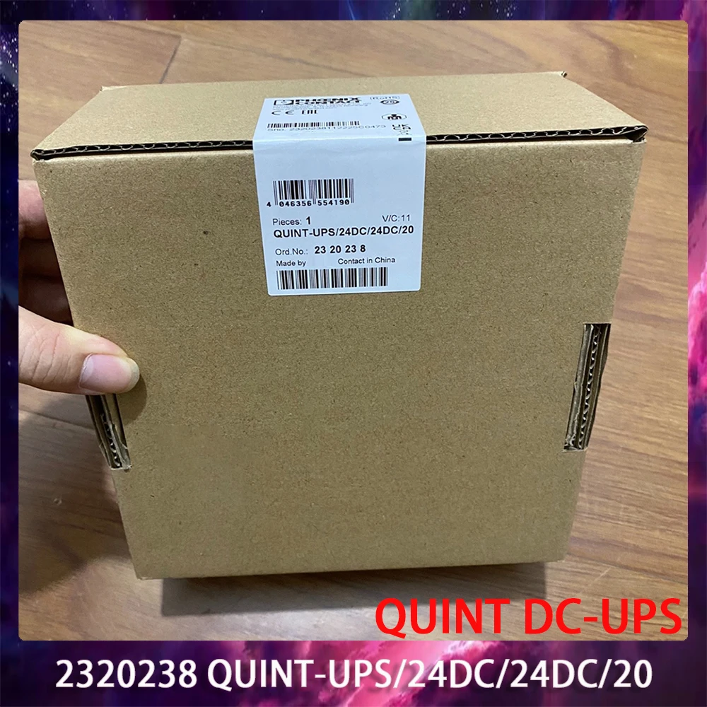 QUINT-UPS/24DC/24DC/20 QUINT DC-UPS для источника бесперебойного питания Phoenix UPS 24 В постоянного тока/20 А 2320238
QUINT-UPS/24DC/24DC/20 QUINT DC-UPS для источника бесперебойного питания Phoenix UPS 24 В постоянного тока/20 А 2320238