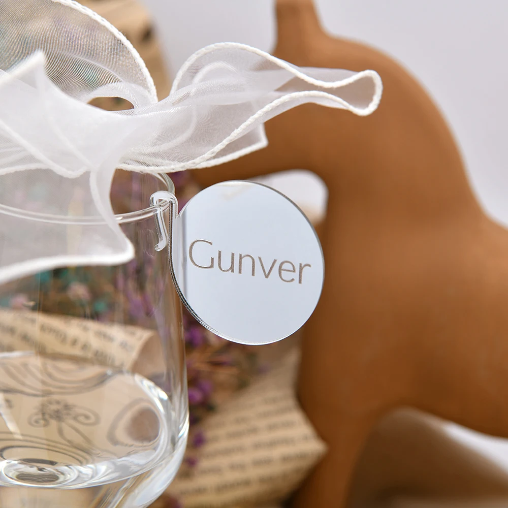Personalized Acrylic Logo with Customized Initials, Glass Charms, Wedding Decorations
Personalized Acrylic Logo with Customized Initials, Glass Charms, Wedding Decorations