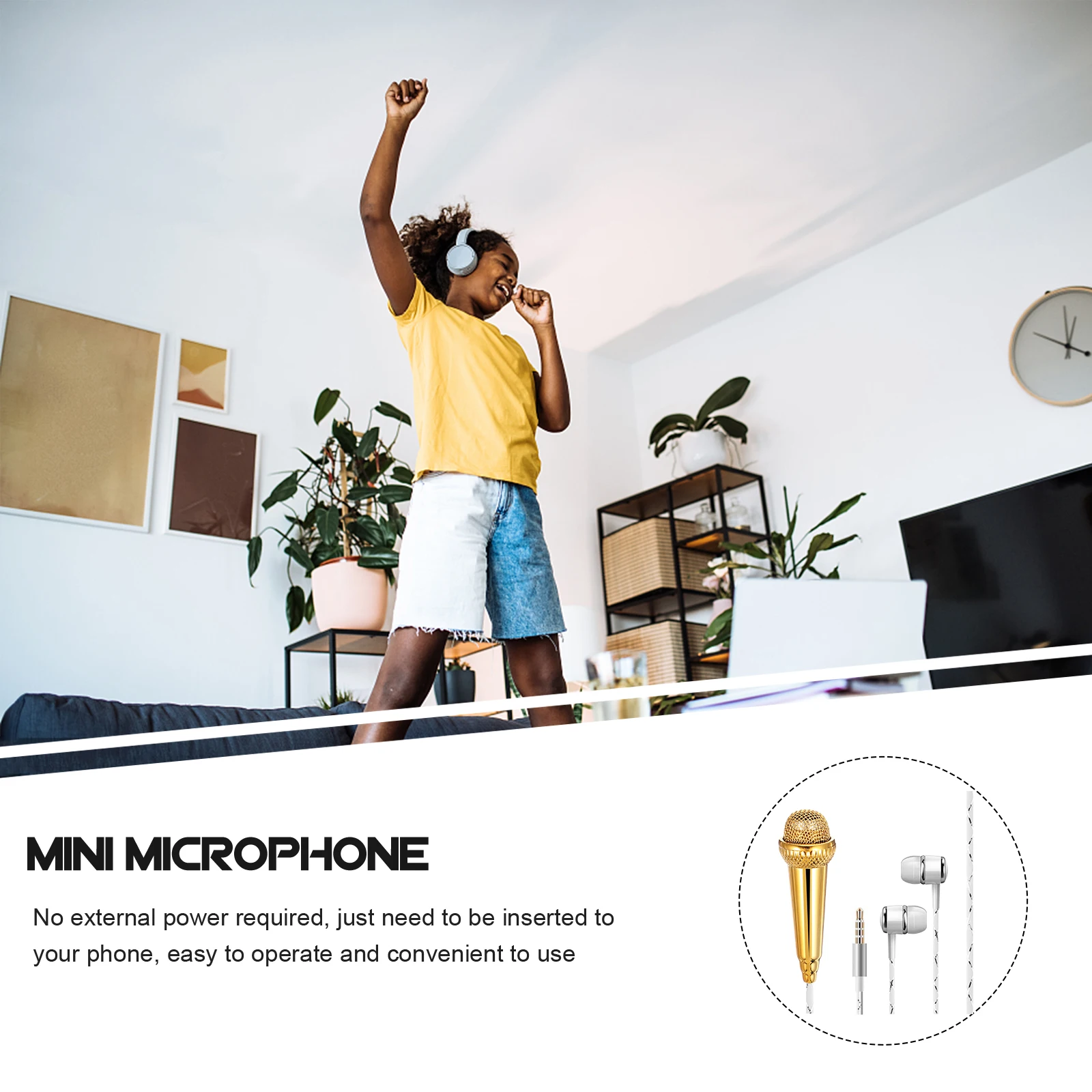 Mini Microphone Small Plastic Phone for Singing Recording Professional Portable Tiny Mic Microphones Mini Mic for Phone
Mini Microphone Small Plastic Phone for Singing Recording Professional Portable Tiny Mic Microphones Mini Mic for Phone