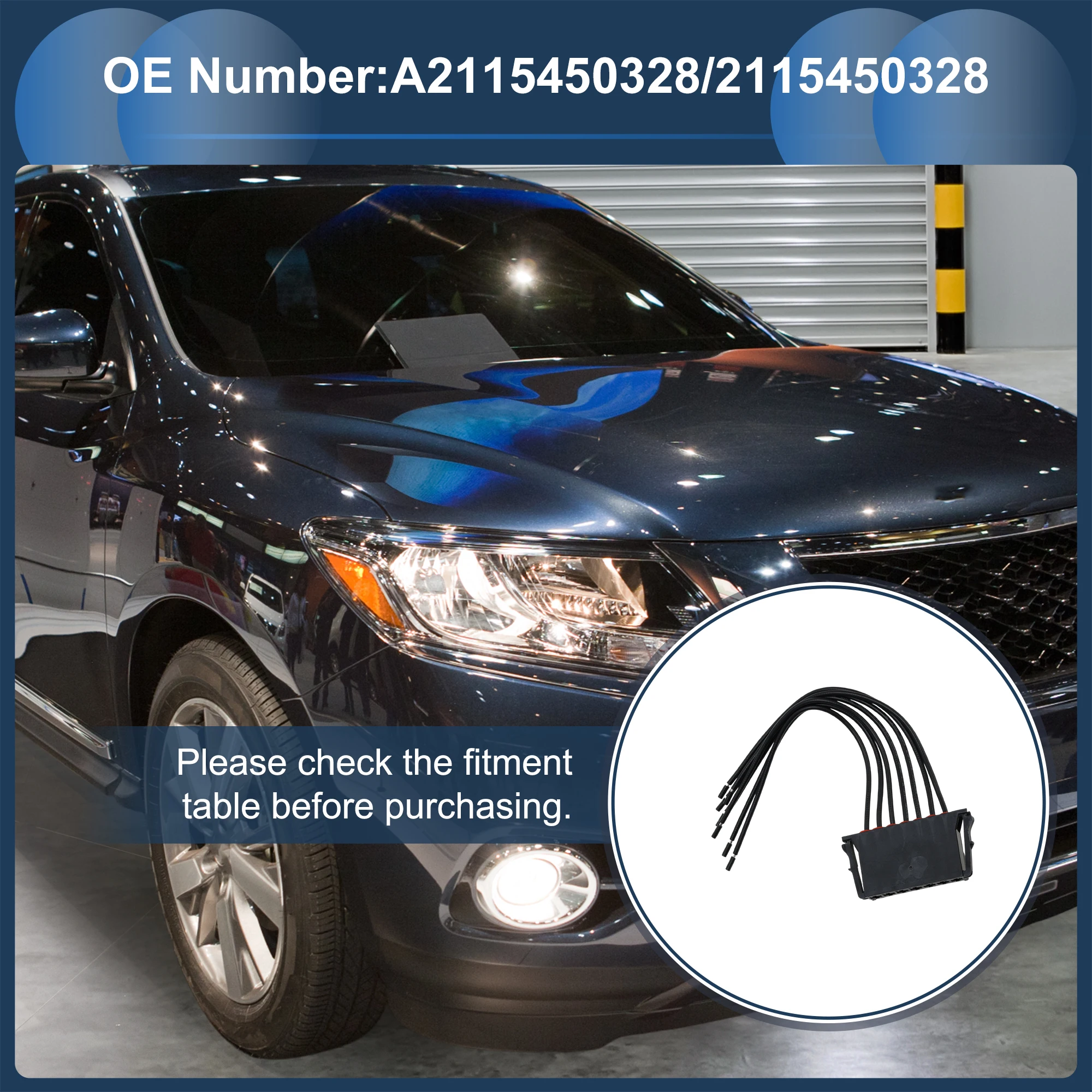 UXCELL No.A2115450328 Жгут проводов лампы для Mercedes-Benz C Class W203 02-07 Задний фонарь
UXCELL No.A2115450328 Жгут проводов лампы для Mercedes-Benz C Class W203 02-07 Задний фонарь