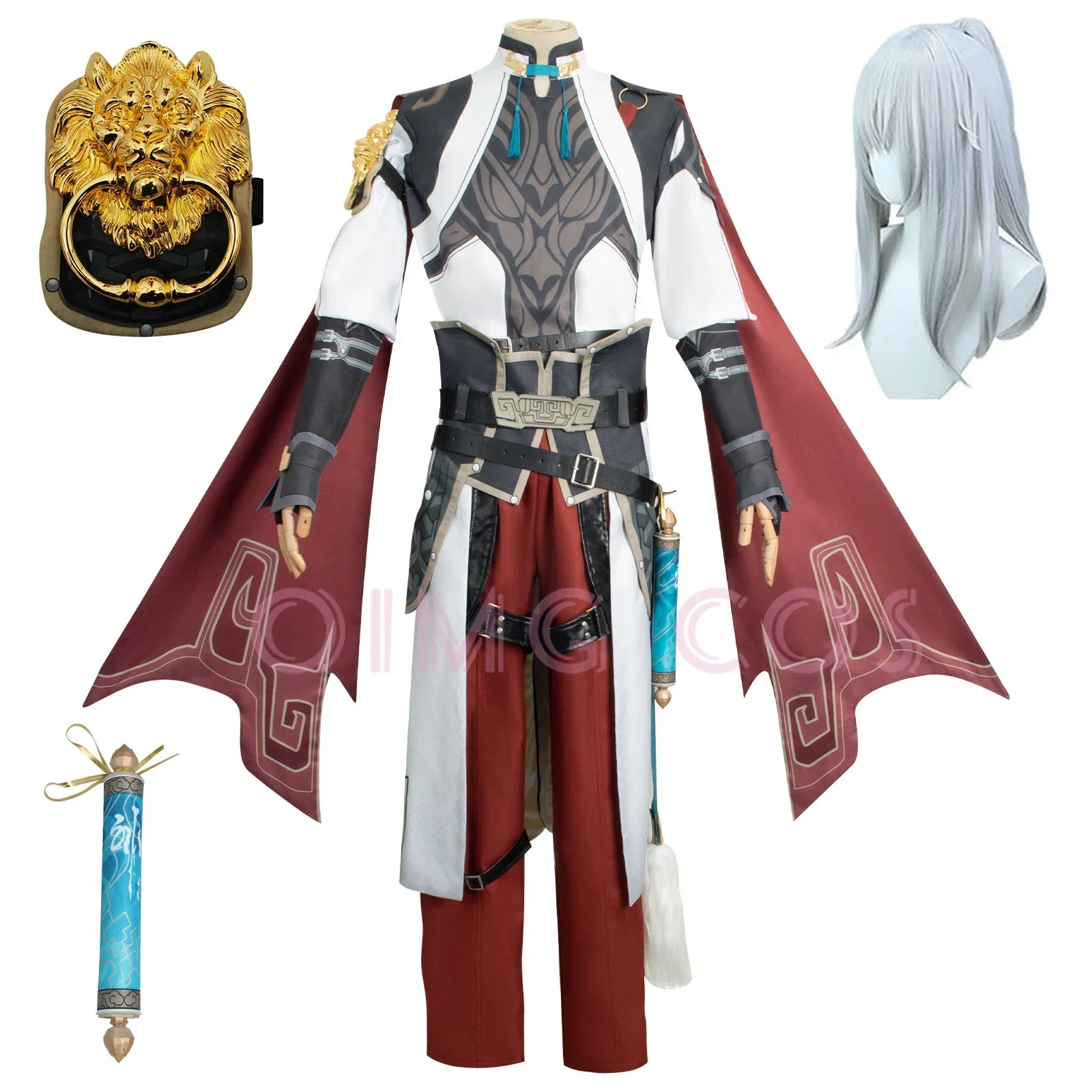 Jingyuan Cosplay Costume Honkai Star Rail Anime Carnival Uniform Wig Halloween Costumes Men Game 
Jingyuan Cosplay Costume Honkai Star Rail Anime Carnival Uniform Wig Halloween Costumes Men Game