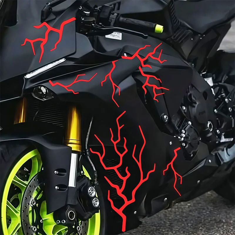 1Set Cool Lightning Crack Stickers For Motorcycle Tank Wheel Helmet DIY Decor
1Set Cool Lightning Crack Stickers For Motorcycle Tank Wheel Helmet DIY Decor