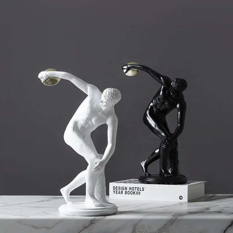 Modern Nordic Light Luxury Resin Athletes Throwing discus, Figures, Portraits, Art Sculptures, Ornaments, Home Soft Decorations
Modern Nordic Light Luxury Resin Athletes Throwing discus, Figures, Portraits, Art Sculptures, Ornaments, Home Soft Decorations