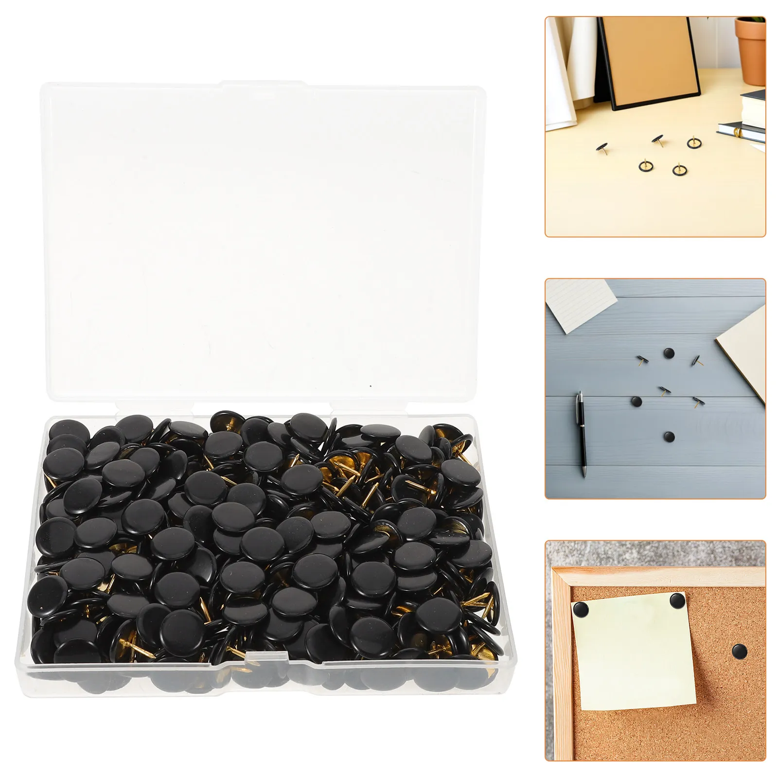 400Pcs Decorative Flat Push Pins Plastic Coated Thumb Tacks for Poster Board Wall Hangings Bulletin Board Craft Classroom
400Pcs Decorative Flat Push Pins Plastic Coated Thumb Tacks for Poster Board Wall Hangings Bulletin Board Craft Classroom