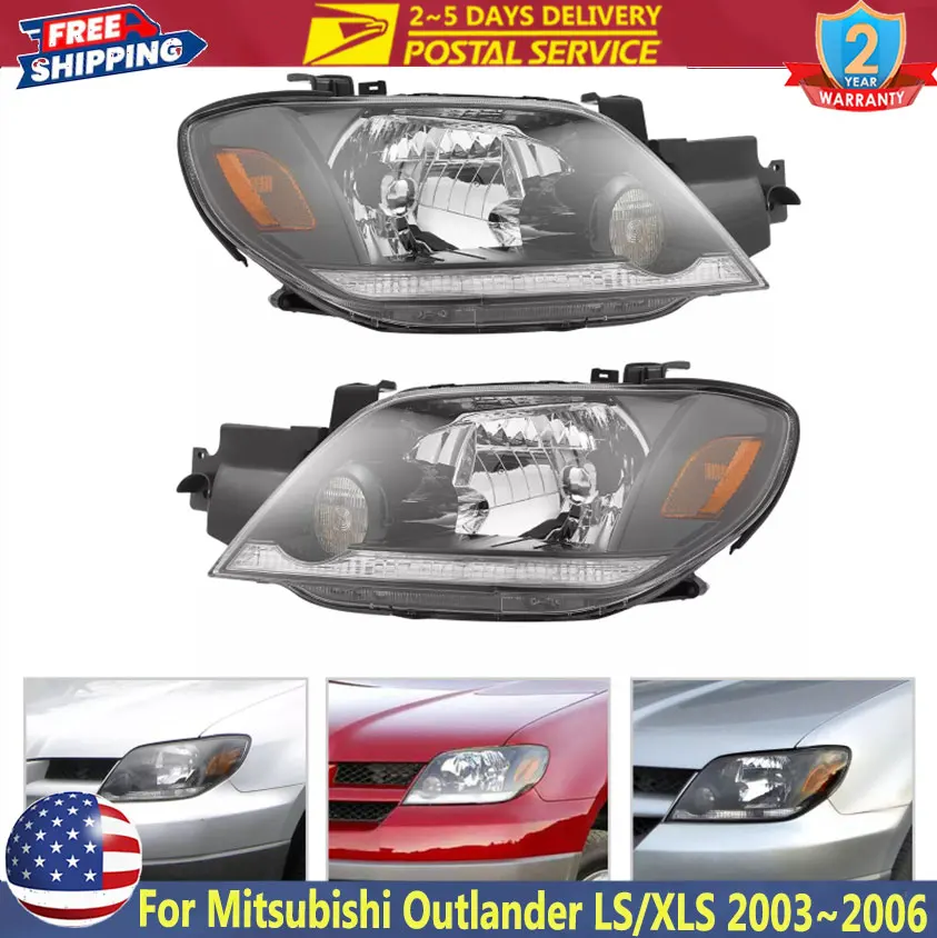 LED Halogen Headlight Right Left Assembly Replacement For Mitsubishi Outlander LS/XLS 2003~2006 Head Light Head Lamp No Bulus
LED Halogen Headlight Right Left Assembly Replacement For Mitsubishi Outlander LS/XLS 2003~2006 Head Light Head Lamp No Bulus