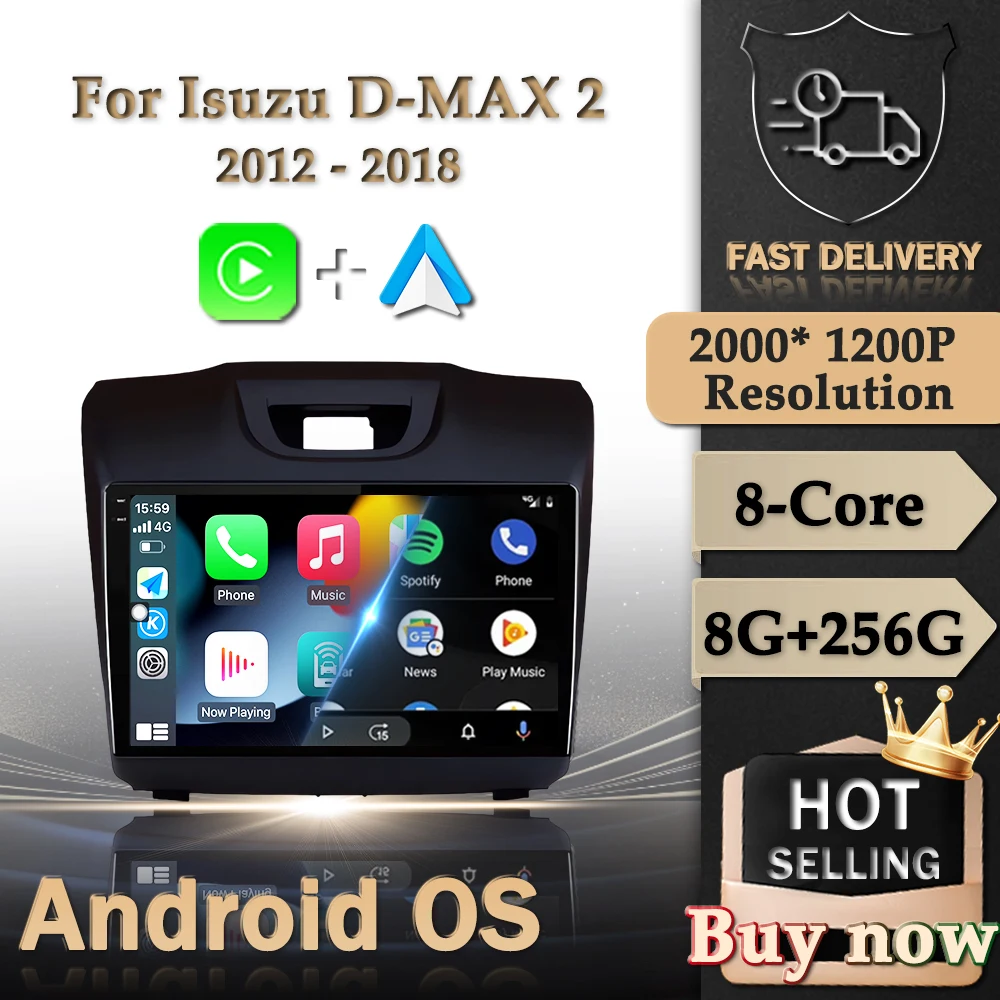 9 inch Android OS Car Radio Multimedia Stereo Player GPS Navi for Isuzu D-MAX 2 2012 - 2018 Wireless Carplay WiFi 4G No 2 din BT
9 inch Android OS Car Radio Multimedia Stereo Player GPS Navi for Isuzu D-MAX 2 2012 - 2018 Wireless Carplay WiFi 4G No 2 din BT