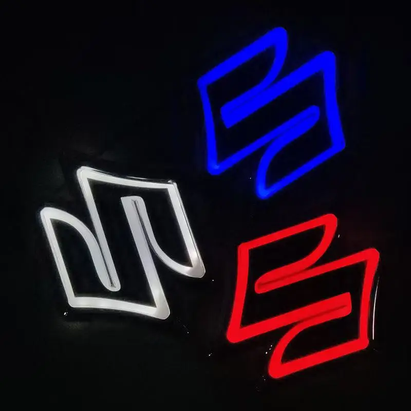 5D 10.8*9.8cm car front grille trunk logo LED lights For Suzuki Swift Warrior SX4 Jimny Viitala Beniotto Falcon Jewelry
5D 10.8*9.8cm car front grille trunk logo LED lights For Suzuki Swift Warrior SX4 Jimny Viitala Beniotto Falcon Jewelry
